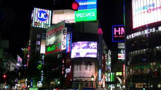 渋谷交差点夜景 JVC Victor GZHM400 [upl. by Ihcelek]