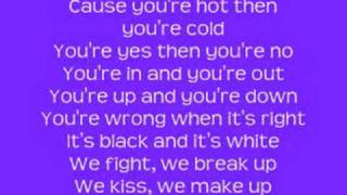 Hot n Cold  Chipmunks  Lyrics [upl. by Eudosia]