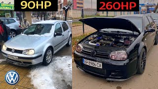 Building a 260HP VW Golf 4 19TDI ALH GTB2260 [upl. by Elesig]