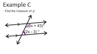 Same Side Interior Angles Examples Geometry Concepts [upl. by Natika]