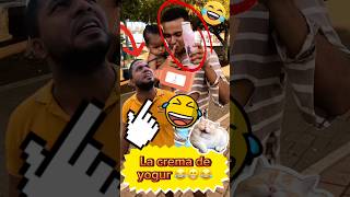 LA CREMA DE YOGUR 🧴😂🤯😂 🥺 viral love comedy shorts [upl. by Mossolb]