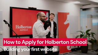 How to Apply for Holberton School [upl. by Jany160]