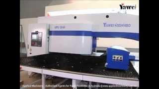 Yawei Nisshinbo HPE Series CNC Turret Punch Presses from Applied Machinery [upl. by Isiahi]