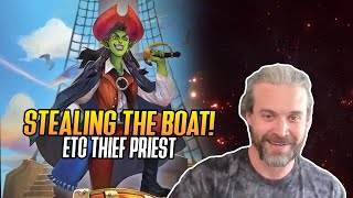 Hearthstone Stealing the Boat ETC Thief Priest [upl. by Niryt]