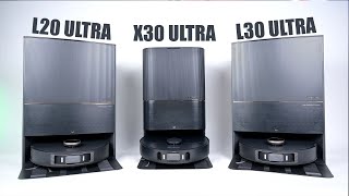 Dreame X30 Ultra vs L30 vs L20  Which is the Best Robot Vacuum Mop Combo [upl. by Bayless490]