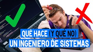 👨‍💻🦇 ¿QUÉ HACE UN INGENIERO DE SISTEMAS  LA VERDAD sobre la Ingenieria de Sistemas 😱 👨‍💻 [upl. by Sabine]