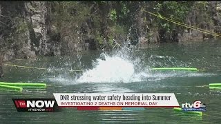 Indiana DNR stresses importance of caution and care around the water [upl. by Andrej]