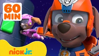 PAW Patrol Land Sea amp Sky Rescues w Zuma Chase amp Tracker  60 Minute Compilation  Nick Jr [upl. by Orihakat]