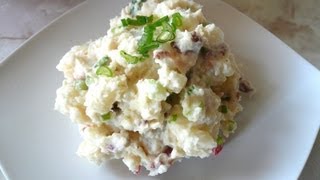 Ensalada de Papa con Tocino  Mi Receta [upl. by Natie646]