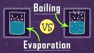 What is the Difference Between Boiling and Evaporation  Thermodynamics  Physics [upl. by Imyaj]