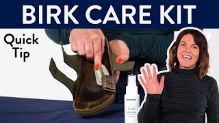 Rogans Shoes Quick Tips  Birkenstock Care Kit [upl. by Gan]