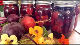 Classic PICKLED BEETS Fresh from the Garden  Home Cooking [upl. by Leunamne]