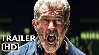 ON THE LINE Trailer 2022 Mel Gibson Thriller Movie [upl. by Laforge]