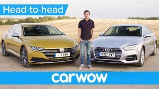 Volkswagen Arteon vs Audi A5 Sportback  which is best  HeadtoHead [upl. by Squier158]