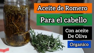 Live ACEITE DE ROMERO PARA EL CABELLO [upl. by Mighell986]