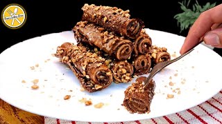 Chocolate Swiss Rolls Recipe  No Bake Chocolate Swiss Rolls Recipe  AimonsCookingStories [upl. by Eeruhs]