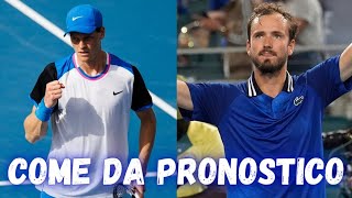 🇮🇹SINNER vs MEDVEDEV in SEMIFINALE‼️MUSETTI ARNALDI ALCARAZ MAROZSANAtp 1000 Miami Quarti🇺🇸🎾 [upl. by Johathan]