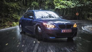 BEST of BMW M5 E60  BURNOUT DRIFT REVS PART 4 [upl. by Ulrich]