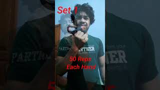 FOREARM 3 MINUTE WORKOUT TRANSFORMATION 🔥  With Hand Gripper  Only 3 Sets [upl. by Saihtam]