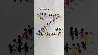 3d drawing z to easy peoples drawing 3d 3dart drawingideas peoples ytshorts shortvideo zart [upl. by Philan]