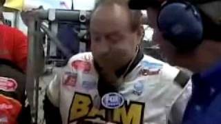 2003 Sirius 400  Ken Schrader and Ricky Rudd crash [upl. by Itirahc]