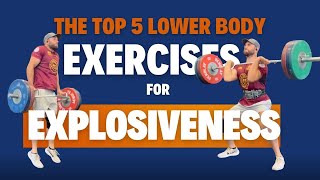 Top 5 Explosive Lower Body Exercises EVERY Athlete Needs for Power and Speed [upl. by Dilks]