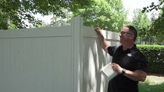 Install Vinyl and Aluminum Fence the Easy Way  WamBam Fence No Dig Fence Installation [upl. by Atiker994]