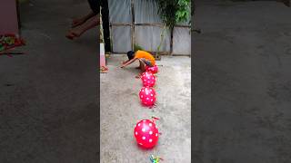 balloon popping challenge 3shorts [upl. by Harland242]