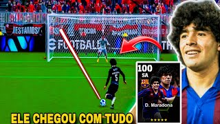 EFOOTBALL 24 COMO UPAR O MARADONA OVERAL 100 ðŸ¤¯ GAMEPLAY ABSURDA DO MARADONA 100 DE OVERAL ðŸ’¥ [upl. by Lanuk968]