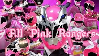 All Pink Ranger morphs Mighty Morphin to Dino Fury [upl. by Lerner]