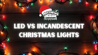 LED vs Incandescent Christmas Lights [upl. by Bevis146]