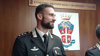 Carabinieri Sassari e Bonorva arrivano Ten Col Massimo Amato e Cap Marco Campagna [upl. by Deck]