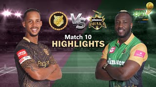 Sylhet Sunrisers vs Minister Group Dhaka  10th Match  Highlights  Season 8  BBPL 2022 [upl. by Ardnazil]