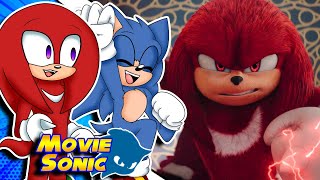 Movie Sonic and Movie Knuckles React To Knuckles Series Official Trailer [upl. by Nevek757]