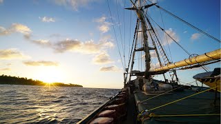 Sailing Kwai from Tabuaeran to Teraina Island  4K VLOG 122 [upl. by Anirbus138]