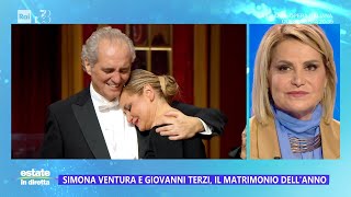 Simona Ventura quotVi racconto il mio matrimonio a meno di un mese dal sìquot  Estate in diretta [upl. by Jozef178]