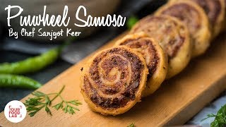 Pinwheel Samosa Recipe  पिनव्हील समोसा  Chef Sanjyot Keer [upl. by Eniar]