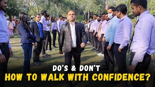 How To Walk With Confidence  Common Mistakes While Walking  Personality Development Tips [upl. by Tegan132]