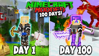 100 Days in Minecraft but theres TONS OF MODS 1164 [upl. by Maje815]