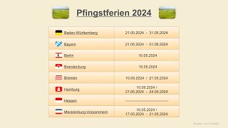 Pfingstferien 2024 [upl. by Dlorrej]