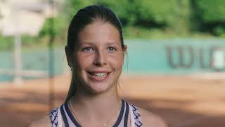 Wilson Tennis Presents Tomorrows Legends Meet Hannah Klugman [upl. by Orian]