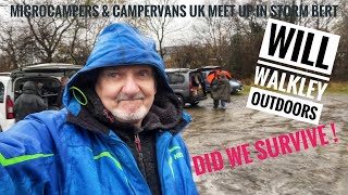 MICROCAMPERS amp CAMPERVANS MEET UP IN STORM BERT [upl. by Maire463]