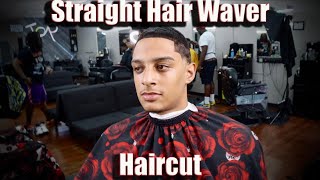 Haircut Tutorial Epic Straight Hair Waver Transformation 🤯 [upl. by Ahsiekan]