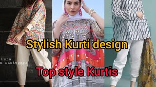 kurta designing ideas for girls 2024  Summer Dress Design  Kurti Design [upl. by Gavra]