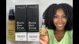 Biotin Hair Serum  PUREAUTY NATURALS 🌱 [upl. by Amann]