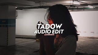 Tadow i saw her and she hit me like tadow  Masego amp FKJ edit audio [upl. by Ludeman41]