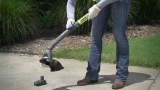 Ryobi 10Inch 18V LiIon Cordless Electric Trimmer Edger  ZRP2030 [upl. by Onabru]