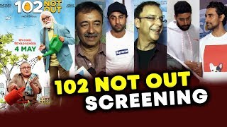 102 Not Out Special Screening  Ranbir Kapoor Rajkumar Hirani Abhishek Bachchan R Balki [upl. by Eibor]