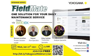 Webinar Yokogawa  Fieldmate One Solution for your Daily Maintenance Service [upl. by Duvall]