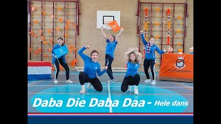 Koningsspelen dans 2024  Daba Die Daba Daa  MAKKELIJKE VERSIE [upl. by Ahtael]